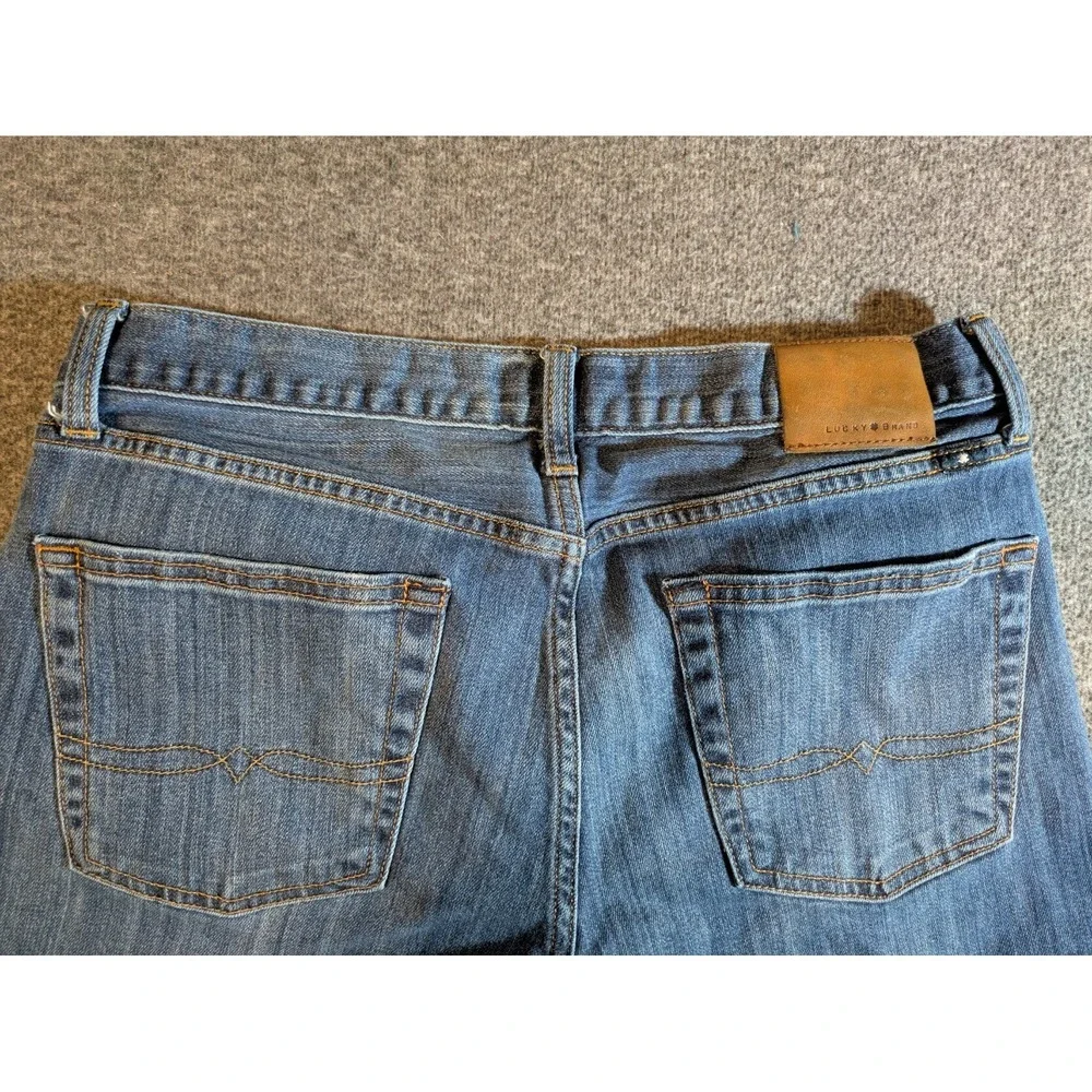 Vintage Lucky Brand Mens 32x32 Distressed 363 Vintage Straight Leg‎ Denim Jeans